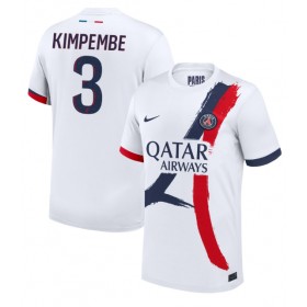 Pánské fotbalový oblečení Paris Saint-Germain Presnel Kimpembe #3 Venkovní košile 2024-25 Krátkým Rukávem